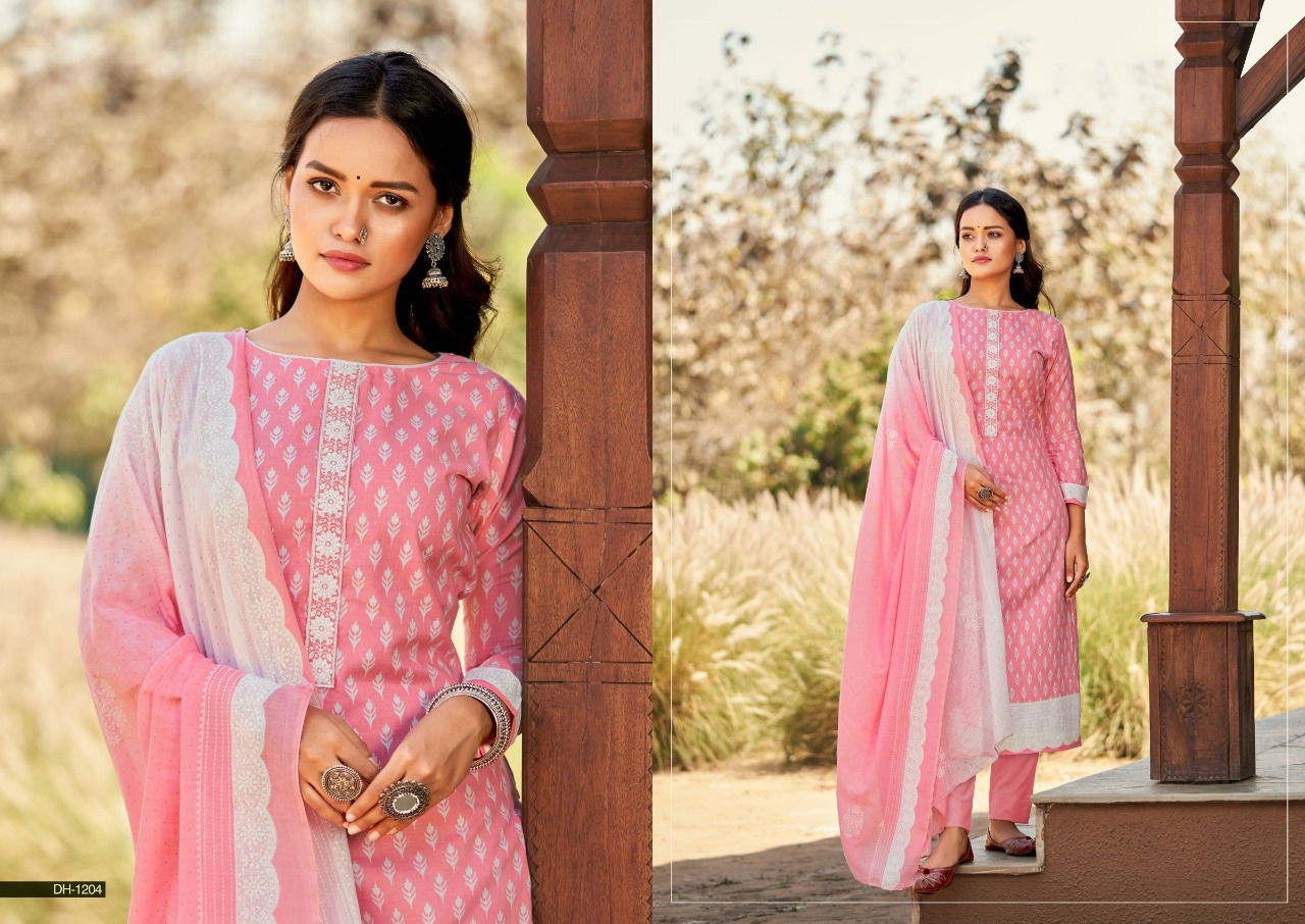 DHRITI AASHNA New Designer Fancy Ethnic Wear Cotton Salwar Suit Collection